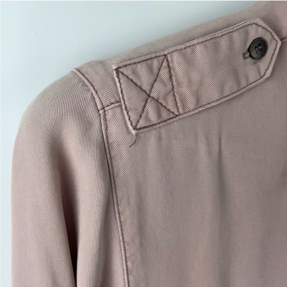 𝅺PISTOLA‎ Pink Woodrose Lyocel Button Down Shirt Large - Picture 3 of 7